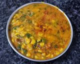 A picture of step 5 of Chana methi tadka dal.