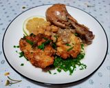 Une image de l'étape 14 de Tajine de poulet et beignets de chou fleur en sauce blanche 🍋.
