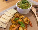 รูปขั้นตอนการทำที่ 4 ของ กุ้งคาจันกับกัวคามัวเอ (Cajun Shrimp with Guacamole)