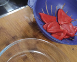 Foto del paso 5 de la receta: Pimientos rellenos de carne con salsa de trufa. 🫑🌶️