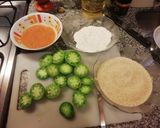Foto del paso 1 de la receta: Tomates verdes fritos (como los de la peli)
