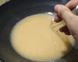 A picture of step 3 of Ande ki Mesub (egg Burfi).