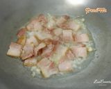 รูปขั้นตอนการทำที่ 3 ของ ข้าวผัดเบคอน 🥓