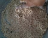 A picture of step 3 of Aloo puri.