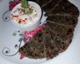A picture of step 14 of Methi paratha.
