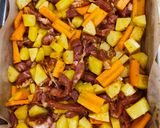Zöldséges sertéstarja 🥕🫑🥔🧅🧄 recept fázis 1 fotója