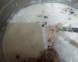 A picture of step 3 of Kheer made from leftover boiled rice.