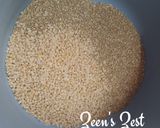 A picture of step 1 of Quinoa Dosas.