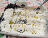 A picture of step 1 of Charcoal Focaccia Stuffed with Cheese and Ham 🧀🥓.
