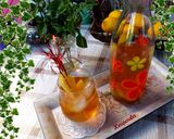 Φωτογραφία βήματος 3 της συνταγής Κρύο τσάι 🍹 με ανανά 🍍 και λεμόνι 🍋