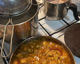 Kókuszos-currys csirkemell rizzsel recept fázis 4 fotója