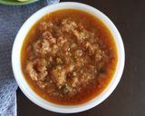 A picture of step 5 of Mutton kheema Kothu Curry Masala.