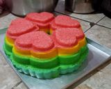 Foto langkah ke 5 dari resep Simple rainbow cake :).