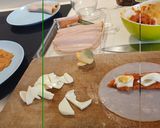 Foto del paso 3 de la receta Ballotinas Estofados de Pavo con Corazón Fundido de Sobrasada y Miel al Vapor