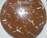 A picture of step 2 of Eid special chocolate fudge cake🎂.