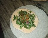 A picture of step 4 of Methi paratha.