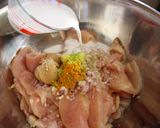 A picture of step 2 of Coconut Curry Chicken Satay.