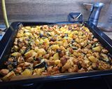 Zöldséges Brassói pulykamellből recept fázis 3 fotója