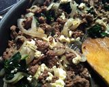 A picture of step 2 of Lamb & Spinach Pie.