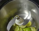 A picture of step 2 of Lime extract.