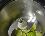 A picture of step 2 of Lime extract.