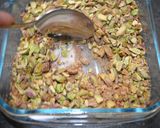 A picture of step 2 of Kataifi dessert.