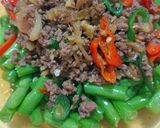 Foto langkah ke 5 dari resep Tumis buncis daging sapi cincang.