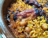Foto del paso 6 de la receta: Arroz al horno con garbanzos y alitas de pollo adobadas