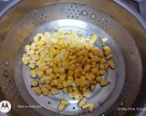 A picture of step 1 of Corn egg fry.