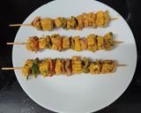 A picture of step 4 of Paneer tikka.