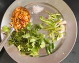 A picture of step 1 of Green Garlic Chutney/ Hare Lahsun Patta Ki Chutney/ Green Garlic Coriander Chutney.