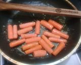 A picture of step 3 of Orange Glaze Roasted BabyCarrots.