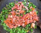 A picture of step 2 of Vegetable Rava Upma.
