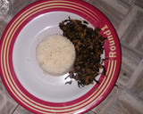 A picture of step 5 of Scrambled eggs withmoringa.
