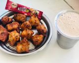 A picture of step 5 of Rava thunuku.
