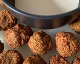 A picture of step 8 of Chickpea Falafel Balls with Tahini Sauce.