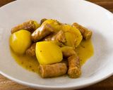 Foto del paso 9 de la receta: Papas con salchichas a la mostaza