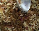 A picture of step 5 of Boiled fried rice.
