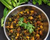 ભીંડા બટાકા નું શાક (Bhinda Bataka Shak Recipe In Gujarati) રેસીપી સ્ટેપ3ફોટો