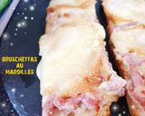Une image de l'étape 4 de Bruschettas maroilles / bruschettas lardons crème gruyère 😋.