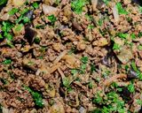 Foto del paso 1 de la receta: CAIGUA EMBUTIDA Con Relleno Árabe🌿🌿 y BERENJENA🍆🍆...!