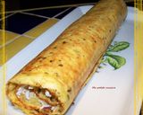 Une image de l'étape 3 de Roulé de pommes de terre, chèvre et bacon.
