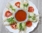 รูปขั้นตอนการทำที่ 4 ของ ผักกาดขาวโรลกุ้งหมูสับน้ำจิ้มสุกี้