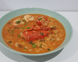 Foto del paso 7 de la receta: Arroz caldoso con bogavante calamar y gambas