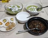 Hình bước làm 5 của món Cháo Lá Dứa -cốt dừa