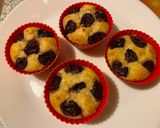 TudatosantESZEM túrós-meggyes muffin (gm is készíthető, fogyókúrába illeszthető, este is ehető) recept fázis 5 fotója