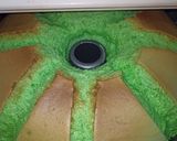 Foto langkah ke 7 dari resep Ciffon Cake Pandan Menul Lembut tanpa pengembang.