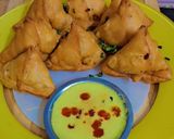 A picture of step 9 of Potato and Pea Samosas.