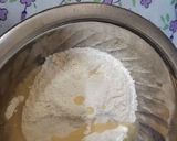 A picture of step 1 of Tutti frutti Vanilla Christmas 🌲🌲🌲🌲 cup 🍰 cake.