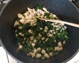 Mézes, spenótos csirkemell üvegtésztával 🍯🥬 recept fázis 4 fotója